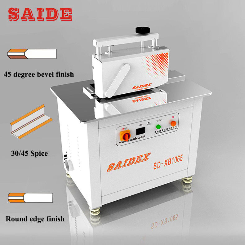 중국 공장 공급 SAIDE SD-XB1065 아크릴 트림 머신 60도 자동 아크릴 캄퍼링 머신