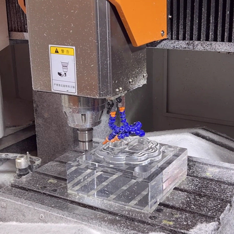 24000rpm 스핀드 속도 SD650 3000kg 무게 최대 작업 부하 400kg의 아크릴 CNC 기계 금속 닦기 기계