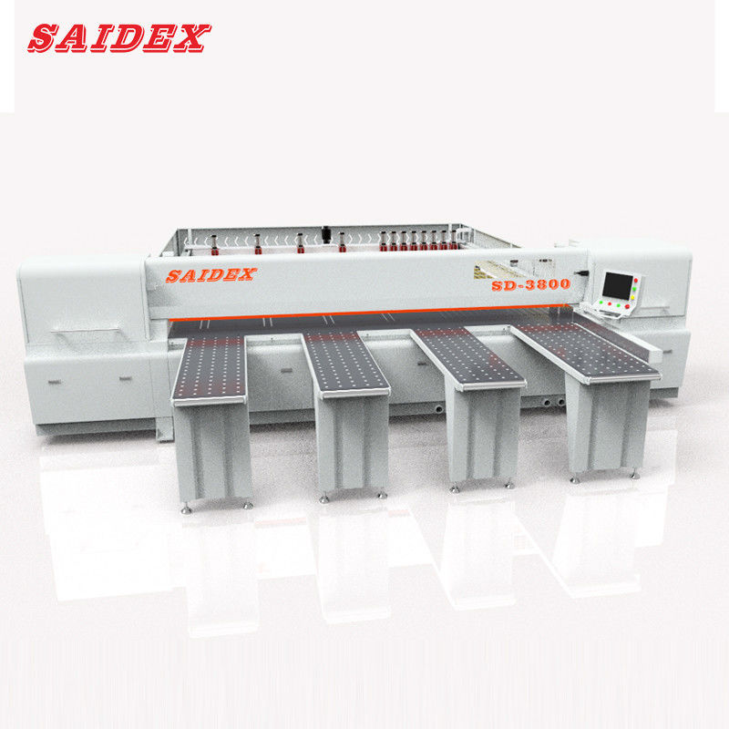 효율적인 아크릴 디자인 절단 기계 정확도 3800mm 절단 길이 11kw 머리 절단 모터