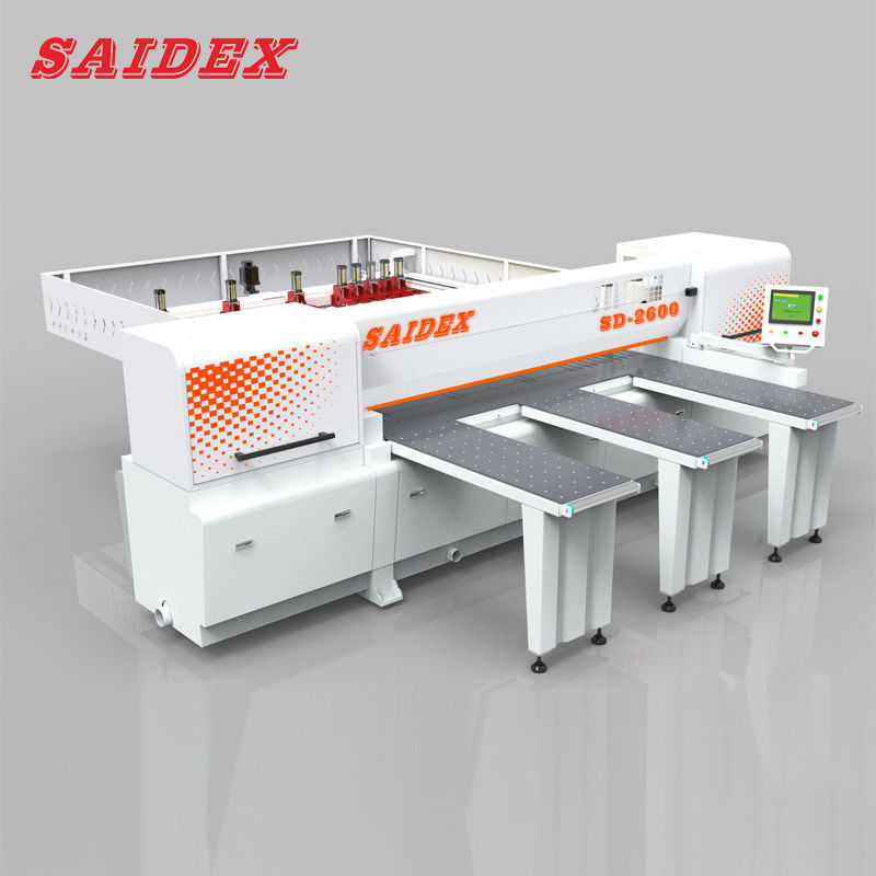 PLC Control Computer Beam Saw Intelligent For Thickness 120mm Acrylic Pom Pp Etc Plastic Sheet 950mm Ball Floating Table