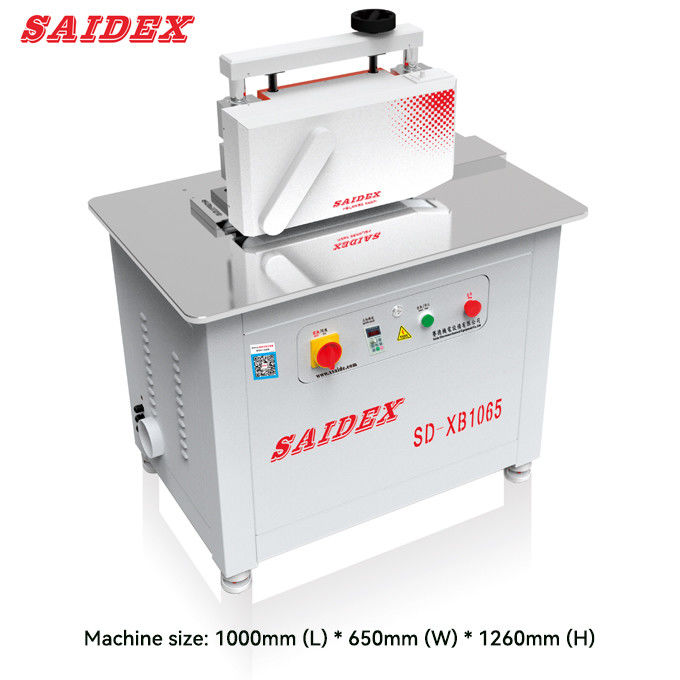 2.5kw 10A 전기 아크릴 정리 기계 길이는 1000mm 250kg 작은 45도 비벨링 둥근 가장자리 닦기 기계