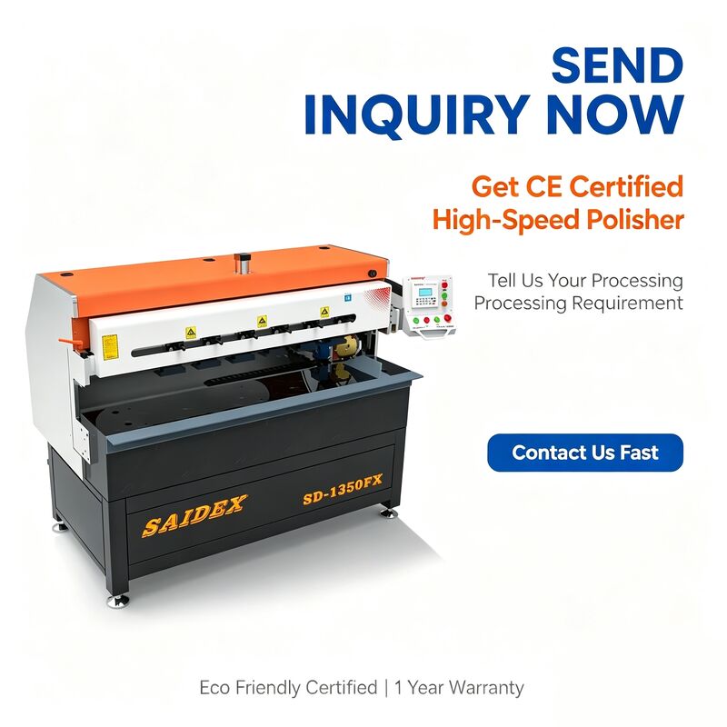 고속 0-2m/min 3.5kw 파워 아크릴 PMMA 닦기 기계 1350mm 작업 영역