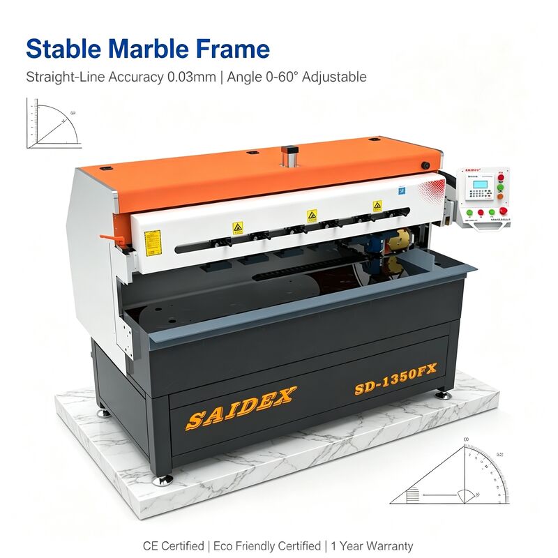 고속 0-2m/min 3.5kw 파워 아크릴 PMMA 닦기 기계 1350mm 작업 영역