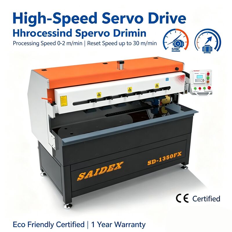 고속 0-2m/min 3.5kw 파워 아크릴 PMMA 닦기 기계 1350mm 작업 영역