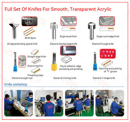 실용적인 CNC 프레싱 절단 도구 산업 아크릴 CNC 샴퍼 도구 아크릴 고속 절단