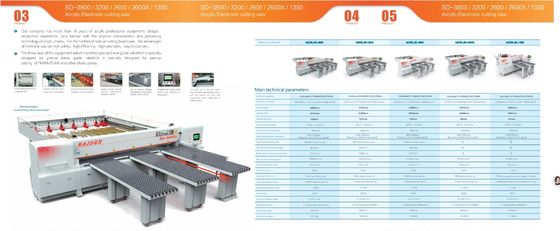 SD-3800 아크릴 전자 절단 자루 PMMA PS MS 아크릴 플라스틱의 정밀 절단을위한 확장 작업 영역